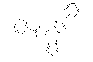 2-[5-(1H-imidazol-5-yl)-3-phenyl-2-pyrazolin-1-yl]-4-phenyl-thiazole