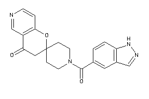 1'-(1H-indazole-5-carbonyl)spiro[3H-pyrano[3,2-c]pyridine-2,4'-piperidine]-4-one