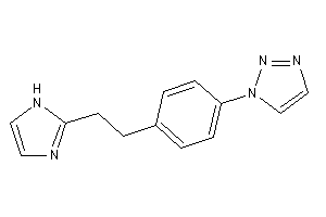 1-[4-[2-(1H-imidazol-2-yl)ethyl]phenyl]triazole