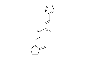 N-[2-(2-ketopyrrolidino)ethyl]-3-(3-thienyl)acrylamide