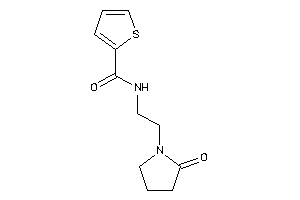 N-[2-(2-ketopyrrolidino)ethyl]thiophene-2-carboxamide