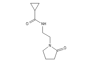 N-[2-(2-ketopyrrolidino)ethyl]cyclopropanecarboxamide