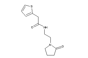 N-[2-(2-ketopyrrolidino)ethyl]-2-(2-thienyl)acetamide