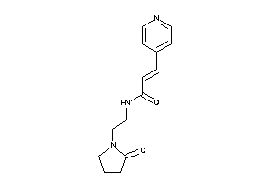 N-[2-(2-ketopyrrolidino)ethyl]-3-(4-pyridyl)acrylamide