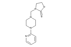 3-[[4-(2-pyridyl)piperazino]methyl]oxazolidine-2-thione