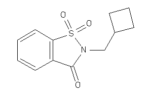 2-(cyclobutylmethyl)-1,1-diketo-1,2-benzothiazol-3-one