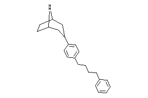 3-[4-(4-phenylbutyl)phenyl]-8-azabicyclo[3.2.1]octane