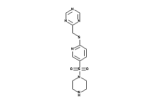 2-[[(5-piperazinosulfonyl-2-pyridyl)thio]methyl]-s-triazine