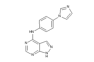 (4-imidazol-1-ylphenyl)-(1H-pyrazolo[3,4-d]pyrimidin-4-yl)amine