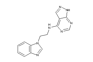 2-(benzimidazol-1-yl)ethyl-(1H-pyrazolo[3,4-d]pyrimidin-4-yl)amine