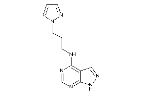 1H-pyrazolo[3,4-d]pyrimidin-4-yl(3-pyrazol-1-ylpropyl)amine