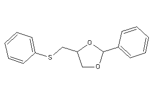 2-phenyl-4-[(phenylthio)methyl]-1,3-dioxolane