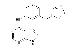 [3-(imidazol-1-ylmethyl)phenyl]-(1H-pyrazolo[3,4-d]pyrimidin-4-yl)amine