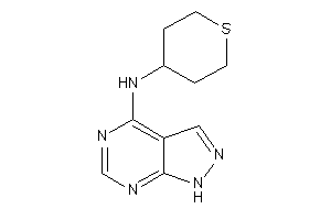 1H-pyrazolo[3,4-d]pyrimidin-4-yl(tetrahydrothiopyran-4-yl)amine