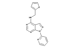 2-furfuryl-[1-(2-pyridyl)pyrazolo[3,4-d]pyrimidin-4-yl]amine