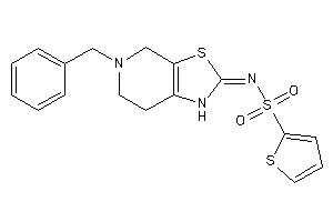 Image of N-(5-benzyl-1,4,6,7-tetrahydrothiazolo[5,4-c]pyridin-2-ylidene)thiophene-2-sulfonamide