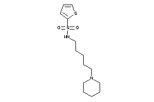 Image of N-(5-piperidinopentyl)thiophene-2-sulfonamide