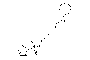 N-[5-(cyclohexylamino)pentyl]thiophene-2-sulfonamide