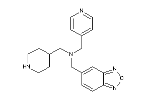 Benzofurazan-5-ylmethyl-(4-piperidylmethyl)-(4-pyridylmethyl)amine