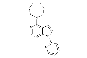 4-(azepan-1-yl)-1-(2-pyridyl)pyrazolo[3,4-d]pyrimidine