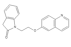 1-[2-(6-quinolyloxy)ethyl]oxindole