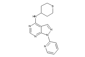 [1-(2-pyridyl)pyrazolo[3,4-d]pyrimidin-4-yl]-tetrahydrothiopyran-4-yl-amine