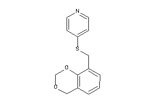 4-(4H-1,3-benzodioxin-8-ylmethylthio)pyridine