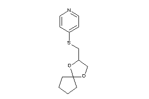4-(6,9-dioxaspiro[4.4]nonan-7-ylmethylthio)pyridine
