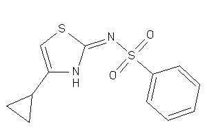 N-(4-cyclopropyl-4-thiazolin-2-ylidene)benzenesulfonamide