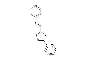 4-[(2-phenyl-1,3-dioxolan-4-yl)methylthio]pyridine