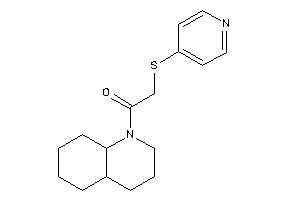 1-(3,4,4a,5,6,7,8,8a-octahydro-2H-quinolin-1-yl)-2-(4-pyridylthio)ethanone