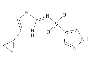 N-(4-cyclopropyl-4-thiazolin-2-ylidene)-1H-pyrazole-4-sulfonamide