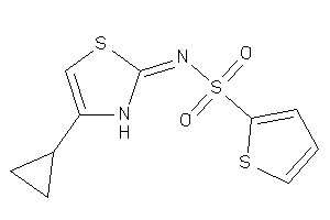 N-(4-cyclopropyl-4-thiazolin-2-ylidene)thiophene-2-sulfonamide