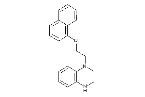 4-[2-(1-naphthoxy)ethyl]-2,3-dihydro-1H-quinoxaline