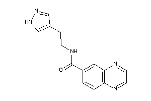 N-[2-(1H-pyrazol-4-yl)ethyl]quinoxaline-6-carboxamide