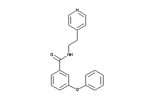 Image of 3-phenoxy-N-[2-(4-pyridyl)ethyl]benzamide