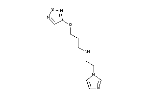 2-imidazol-1-ylethyl-[3-(1,2,5-thiadiazol-3-yloxy)propyl]amine