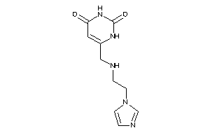 6-[(2-imidazol-1-ylethylamino)methyl]uracil