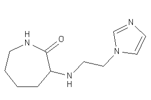 3-(2-imidazol-1-ylethylamino)azepan-2-one