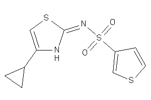 N-(4-cyclopropyl-4-thiazolin-2-ylidene)thiophene-3-sulfonamide