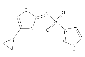 N-(4-cyclopropyl-4-thiazolin-2-ylidene)-1H-pyrrole-3-sulfonamide