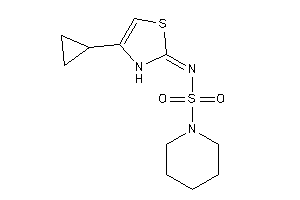 N-(4-cyclopropyl-4-thiazolin-2-ylidene)piperidine-1-sulfonamide