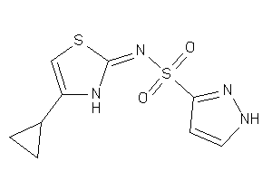 N-(4-cyclopropyl-4-thiazolin-2-ylidene)-1H-pyrazole-3-sulfonamide