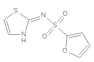 N-(4-thiazolin-2-ylidene)furan-2-sulfonamide