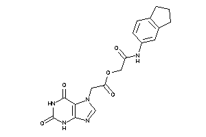 2-(2,6-diketo-3H-purin-7-yl)acetic Acid [2-(indan-5-ylamino)-2-keto-ethyl] Ester