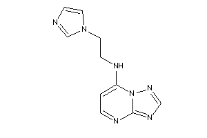 2-imidazol-1-ylethyl([1,2,4]triazolo[1,5-a]pyrimidin-7-yl)amine