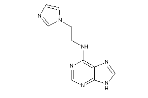 2-imidazol-1-ylethyl(9H-purin-6-yl)amine