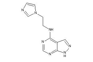 2-imidazol-1-ylethyl(1H-pyrazolo[3,4-d]pyrimidin-4-yl)amine