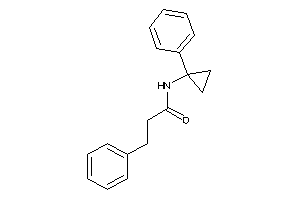 3-phenyl-N-(1-phenylcyclopropyl)propionamide