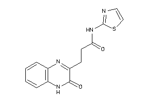 3-(3-keto-4H-quinoxalin-2-yl)-N-thiazol-2-yl-propionamide